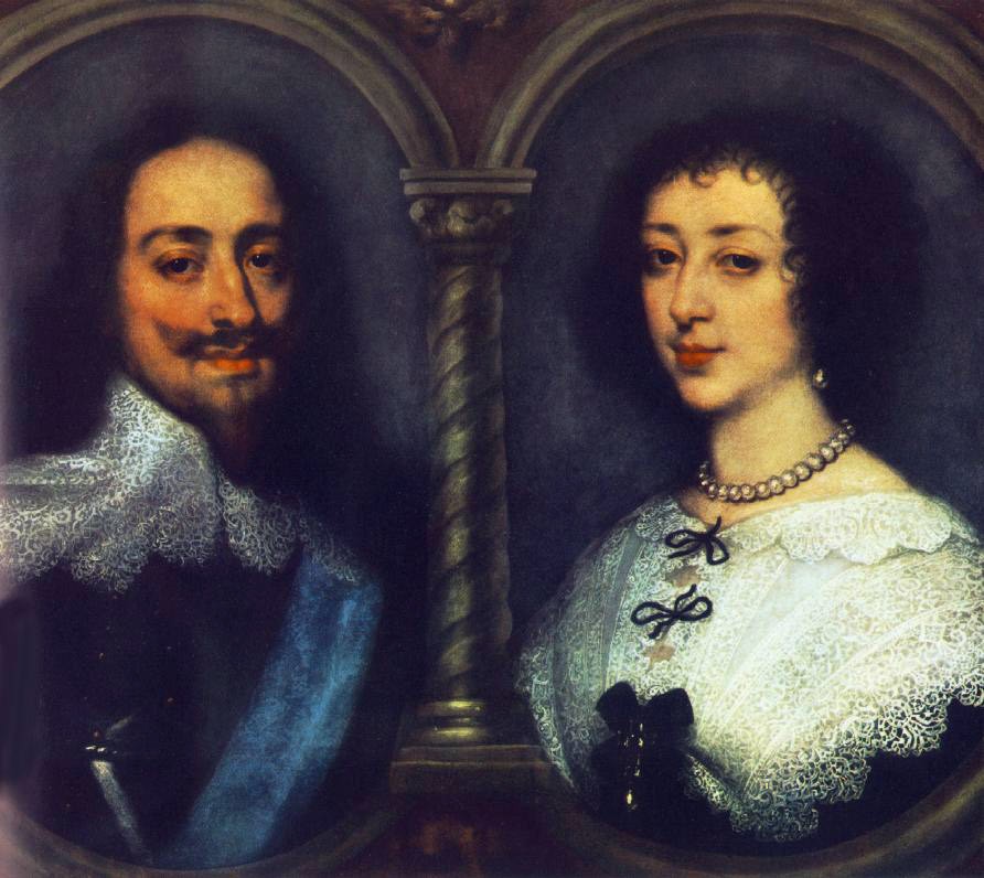 Charles I of England and Henrietta of France by Sir Anthony van Dyck