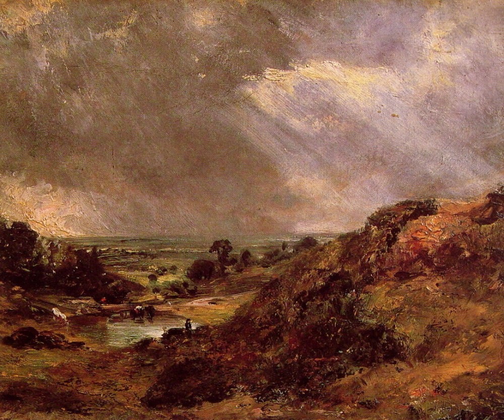 Branch Hill Pond Hampstead by John Constable