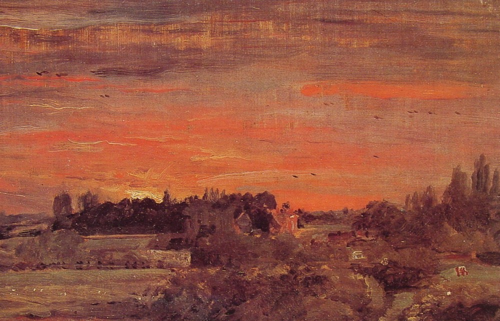 East Bergholt Rectory by John Constable