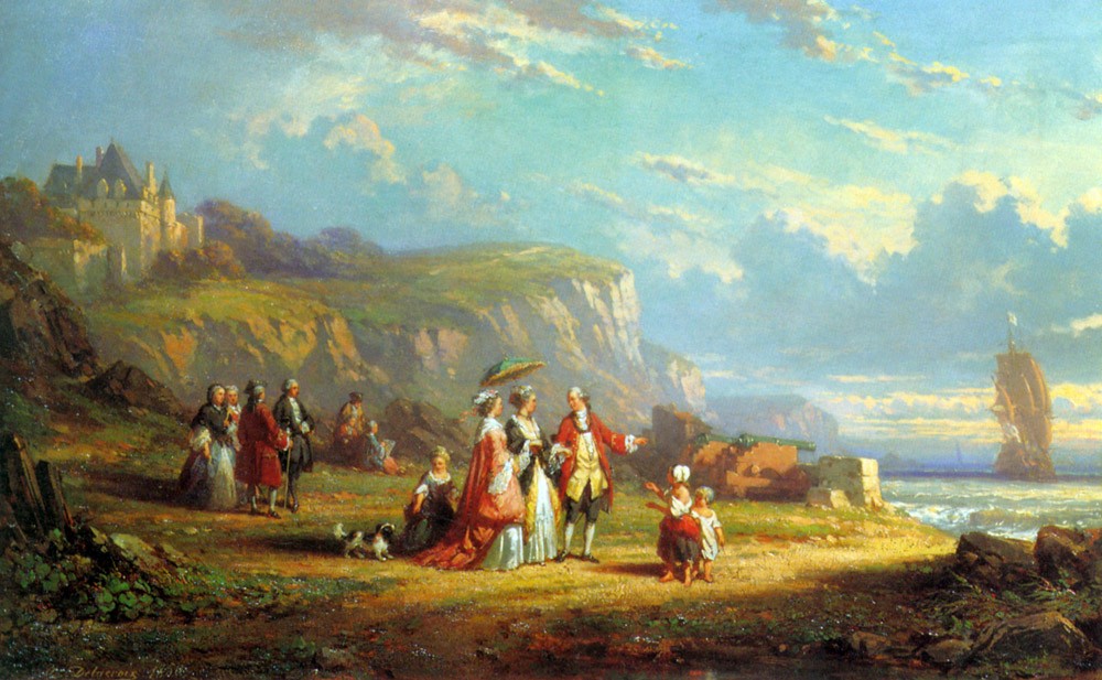 Au Bord de Mer by Ferdinand Victor Eugène Delacroix