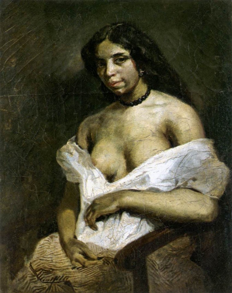 Aspasia by Ferdinand Victor Eugène Delacroix