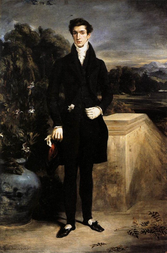 Louis Auguste Schwiter by Ferdinand Victor Eugène Delacroix