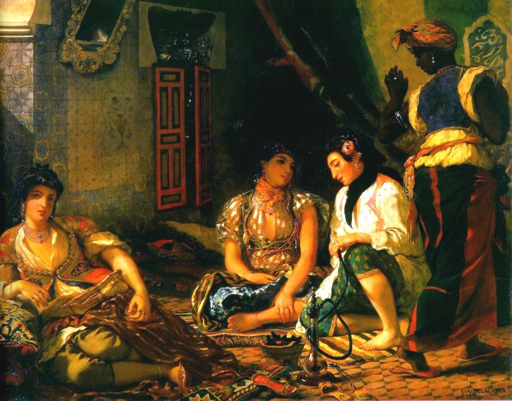 algiers by Ferdinand Victor Eugène Delacroix