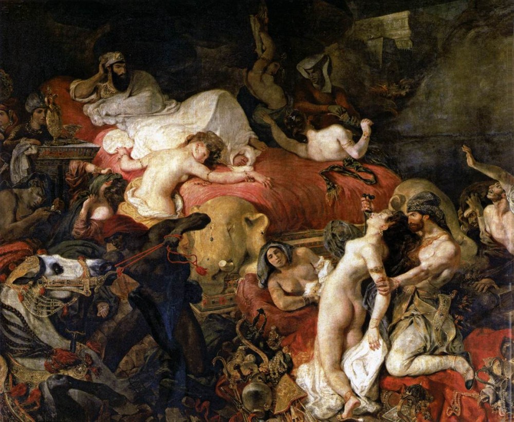 The Death of Sardanapalus by Ferdinand Victor Eugène Delacroix