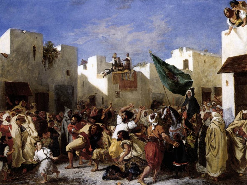 The Fanatics of Tangier by Ferdinand Victor Eugène Delacroix