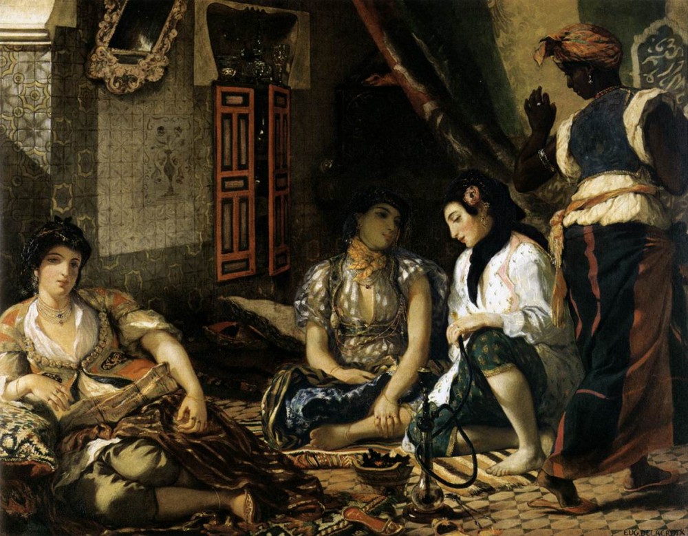 The Women of Algiers by Ferdinand Victor Eugène Delacroix