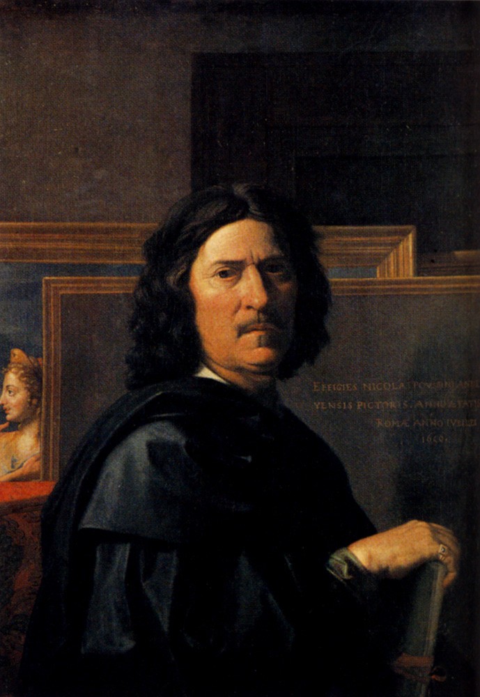 Nicolas Self Portrait by Nicolas Poussin