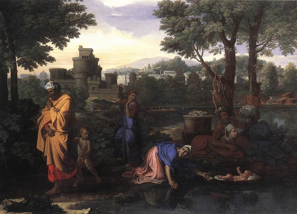 The Exposition of Moses by Nicolas Poussin