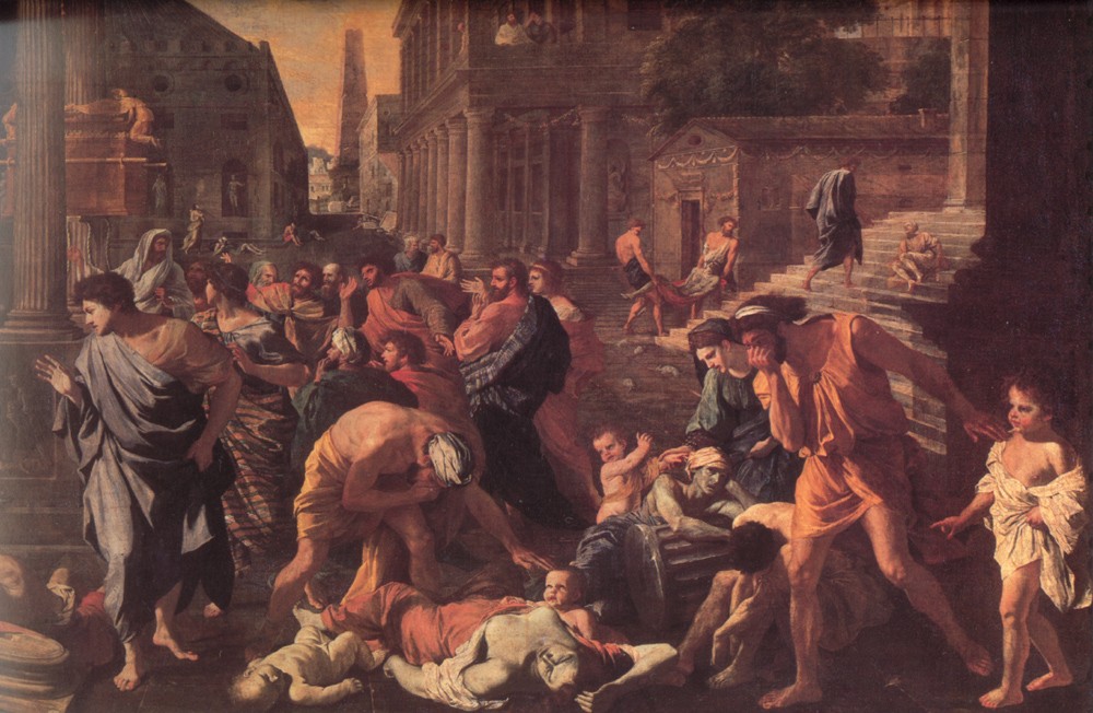 The Plague of Ashdod by Nicolas Poussin