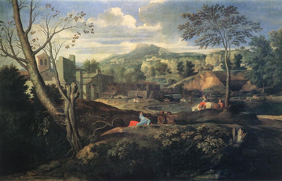 Ideal Landscape by Nicolas Poussin