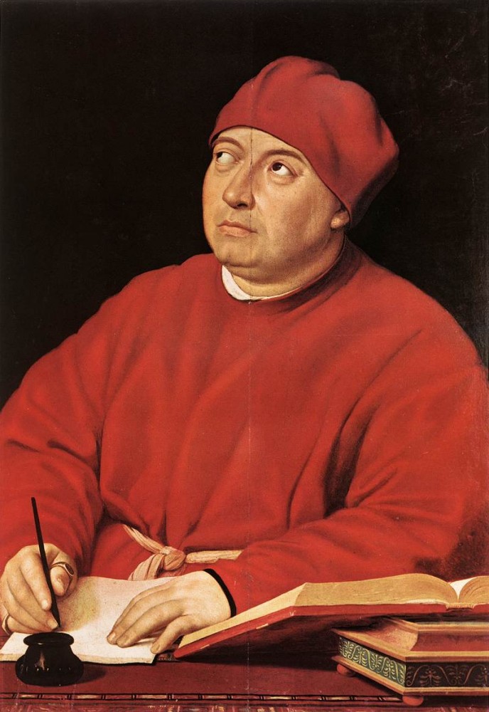 Cardinal Tommaso Inghirami by Raffaello Sanzio da Urbino