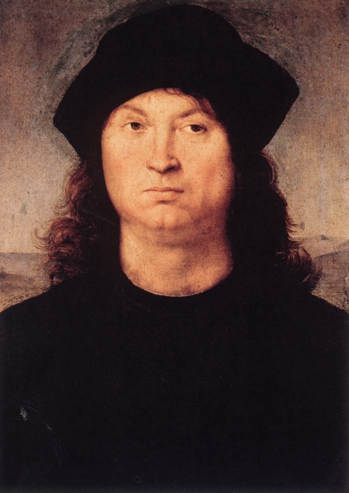 Portrait of a Man by Raffaello Sanzio da Urbino