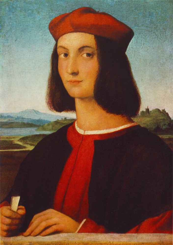 Portrait of Pietro Bembo by Raffaello Sanzio da Urbino