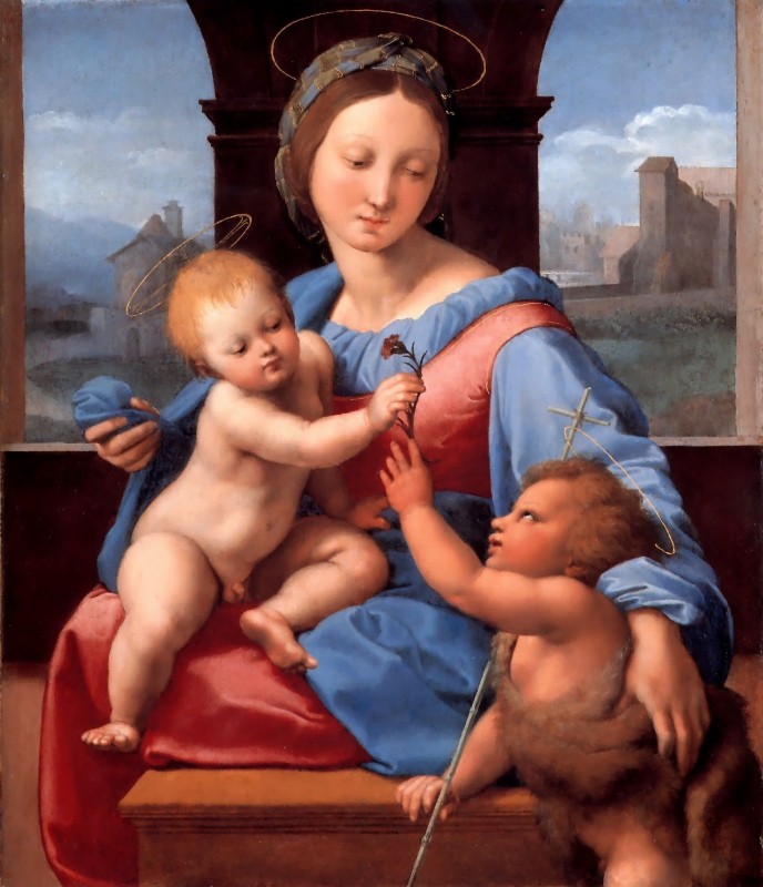 The Garvagh Madonna by Raffaello Sanzio da Urbino