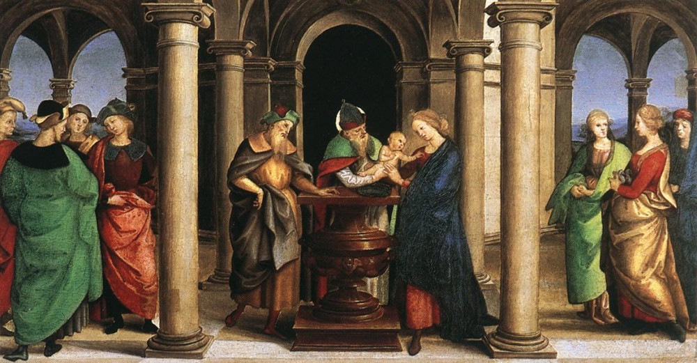 The Presentation in the Temple (Oddi Altar Predella) by Raffaello Sanzio da Urbino