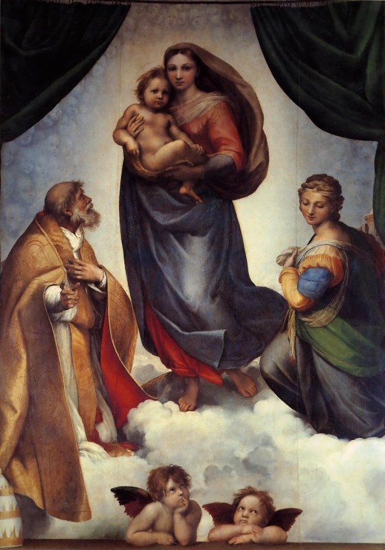 The Sistine Madonna by Raffaello Sanzio da Urbino