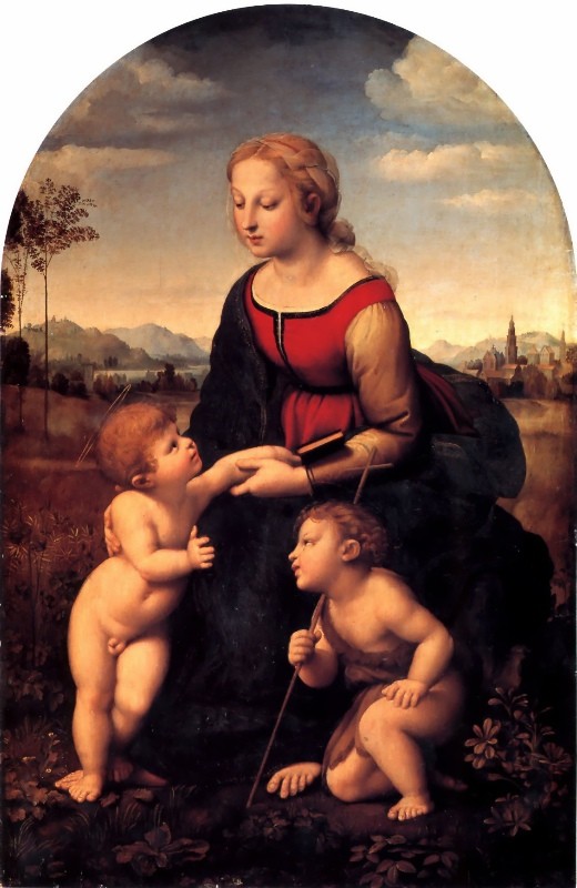 La Belle Jardiniere by Raffaello Sanzio da Urbino