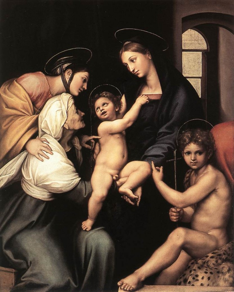 Madonna Dell-Impannata by Raffaello Sanzio da Urbino