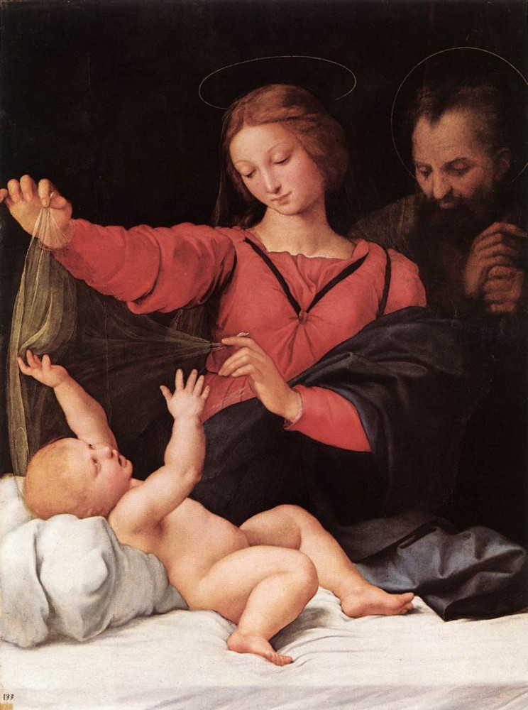 Madonna of Loreto (Madonna del Velo) by Raffaello Sanzio da Urbino