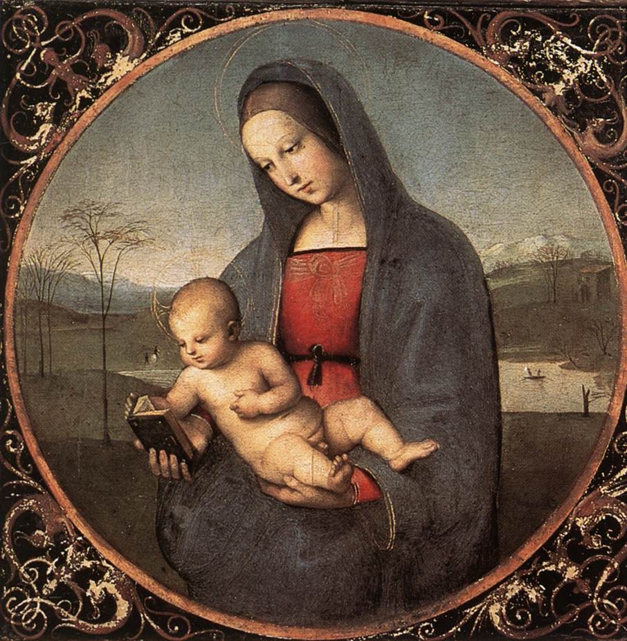 Madonna with the Book (Connestabile Madonna) by Raffaello Sanzio da Urbino