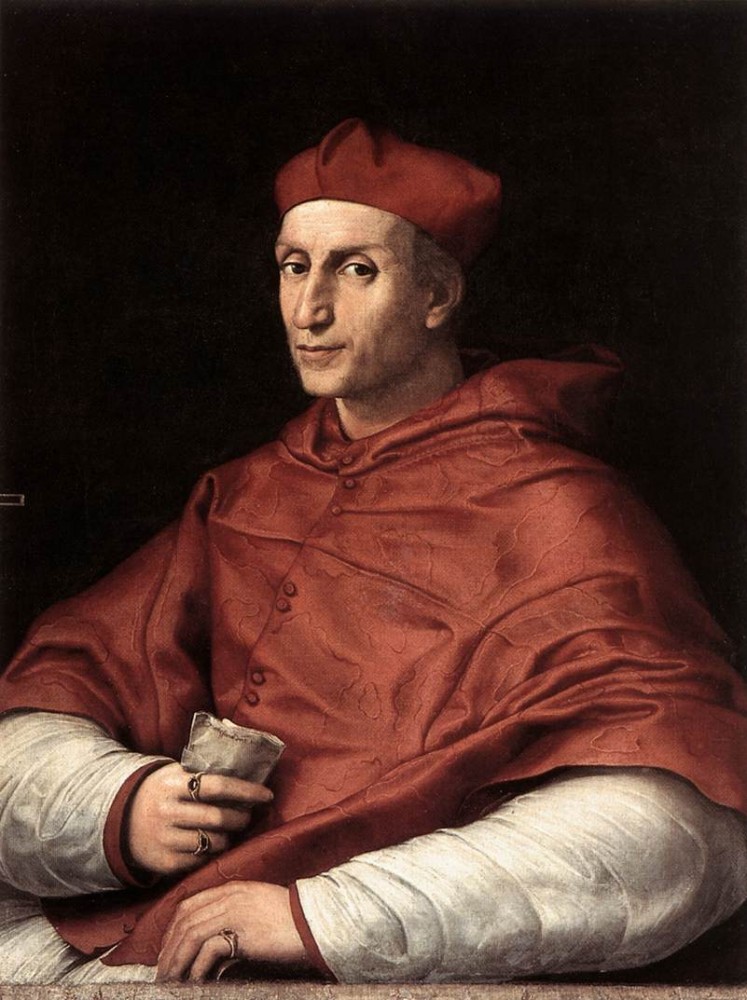 Portrait of Cardinal Bibbiena by Raffaello Sanzio da Urbino