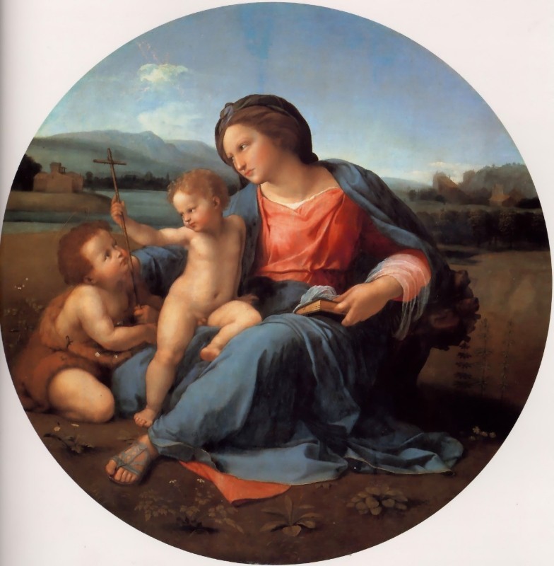 The Alba Madonna by Raffaello Sanzio da Urbino
