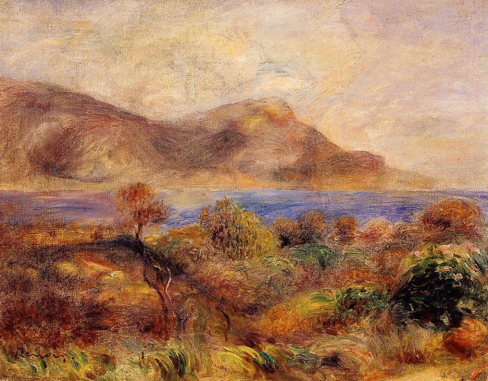 Mediteranean Landscape by Pierre-Auguste Renoir