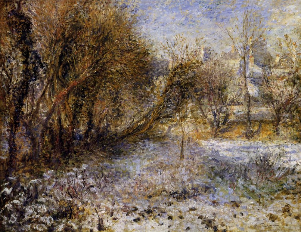 Snowy Landscape by Pierre-Auguste Renoir