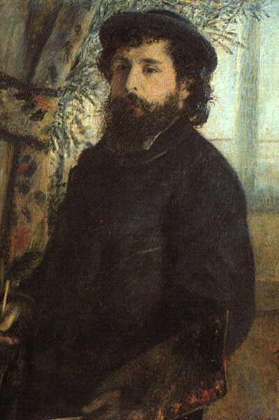 Portrait of Claude Monet by Pierre-Auguste Renoir