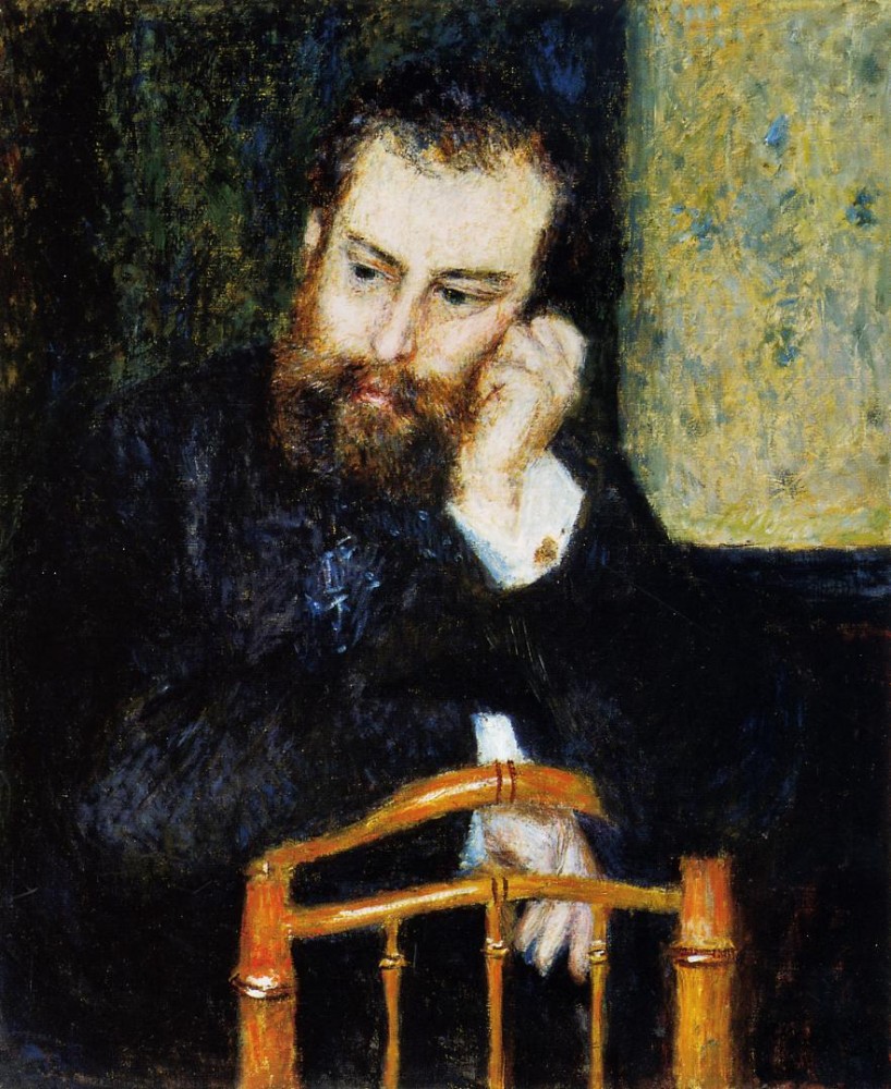 Alfred Sisley by Pierre-Auguste Renoir