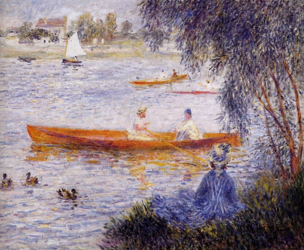 Boating at Argenteuil - by Pierre-Auguste Renoir