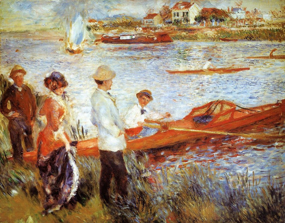 Oarsmen at Chatou by Pierre-Auguste Renoir