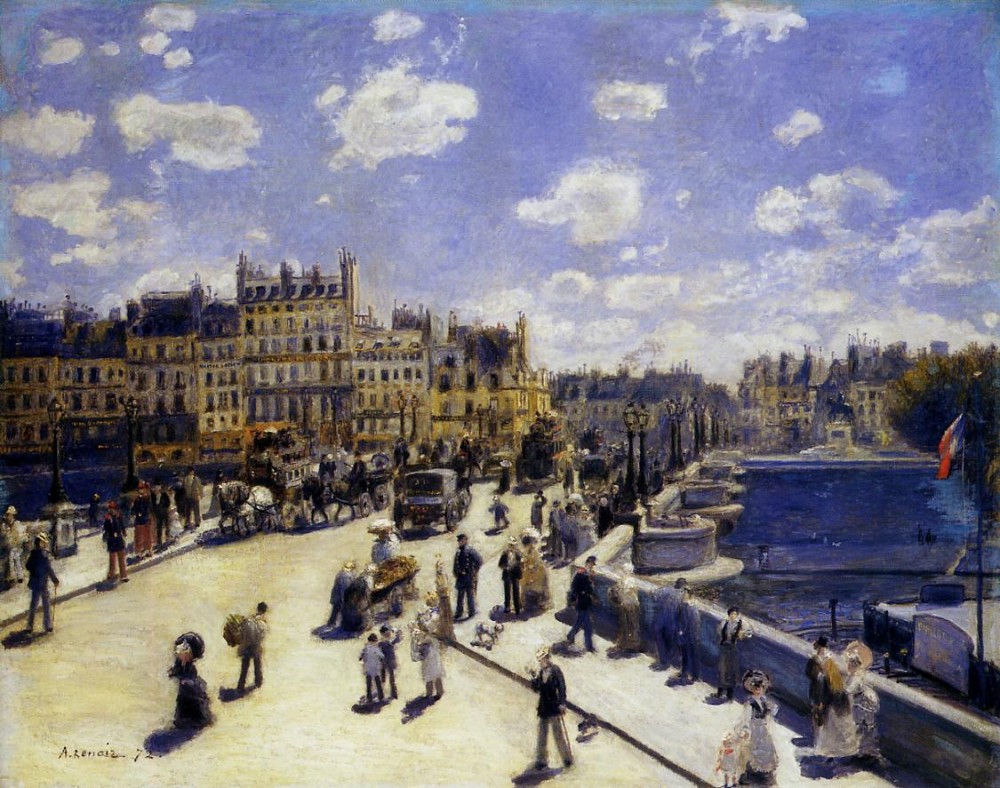 Le Pont-Neuf, Paris by Pierre-Auguste Renoir