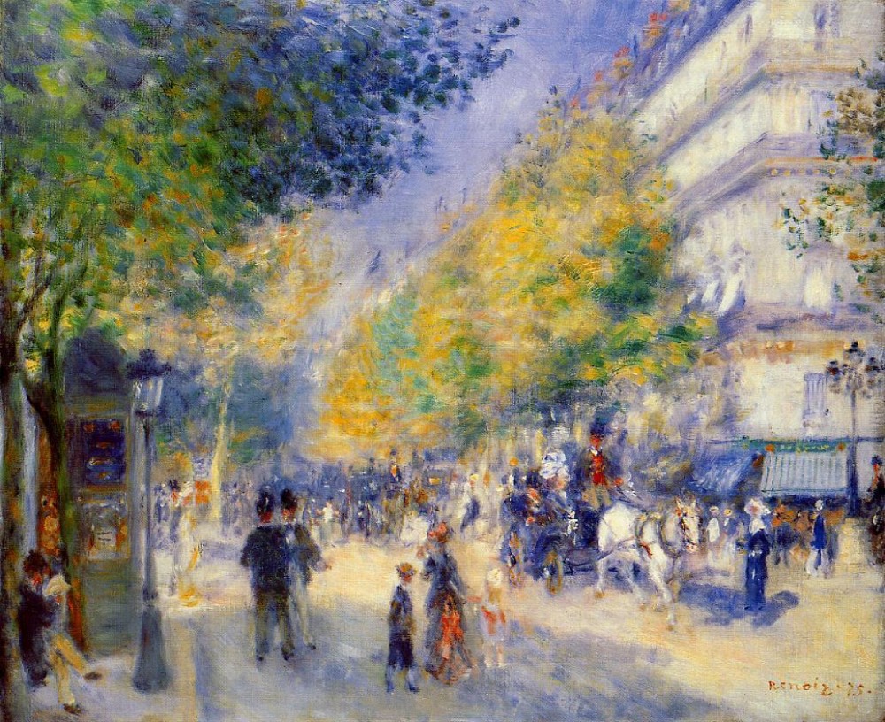 The Great Boulevards by Pierre-Auguste Renoir