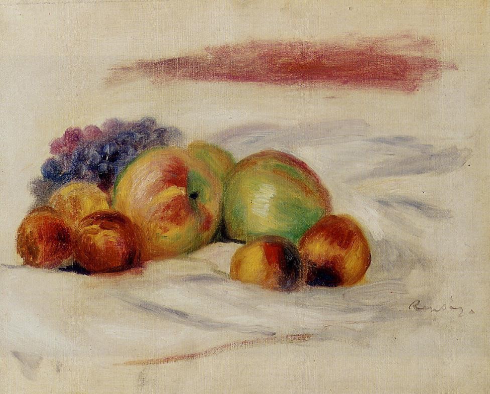 Apples and Grapes by Pierre-Auguste Renoir