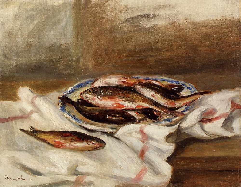 Still Life with Fish by Pierre-Auguste Renoir