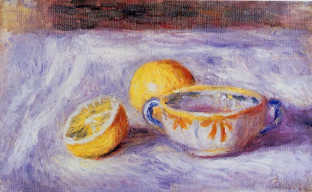Still Life with Lemons by Pierre-Auguste Renoir