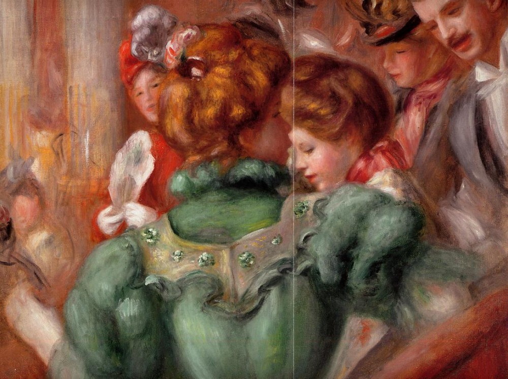 A Box in the Theater des Varietes by Pierre-Auguste Renoir