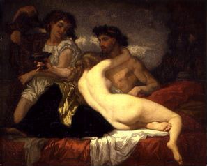 Horace And Lydia by Thomas Couture
