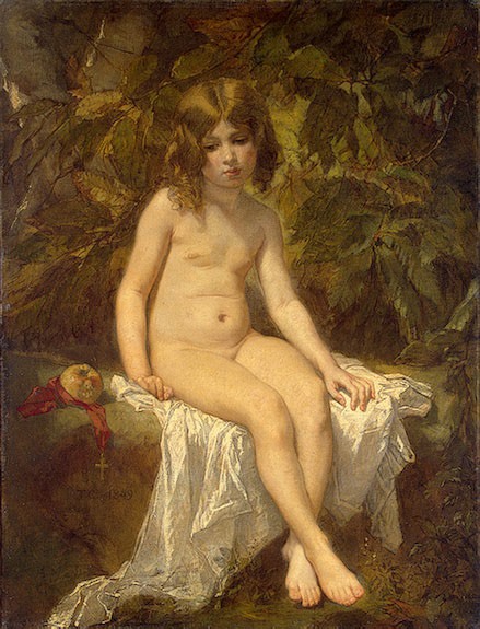 The Little Bather by Thomas Couture