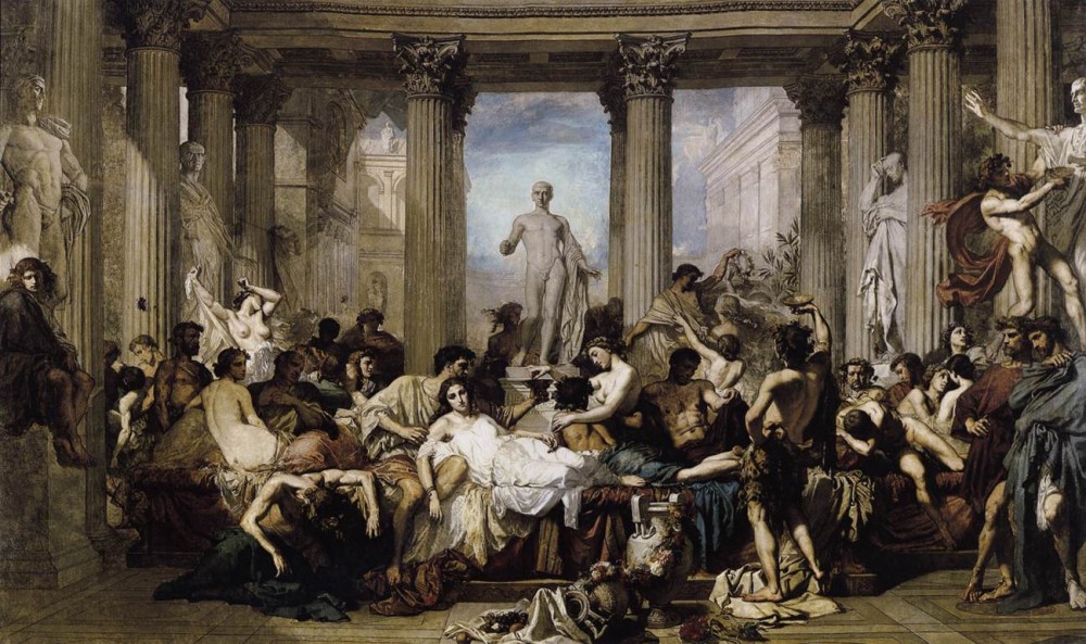 Romans Of The Decadence by Thomas Couture