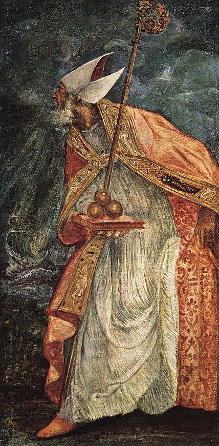 St Nicholas by Jacopo Comin (Tintoretto)