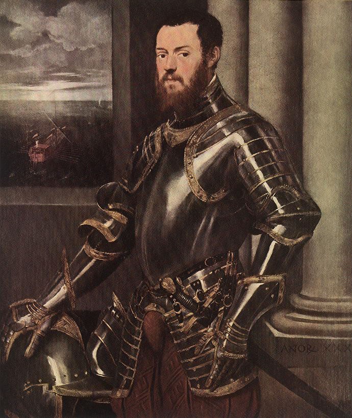 Man in Armour by Jacopo Comin (Tintoretto)