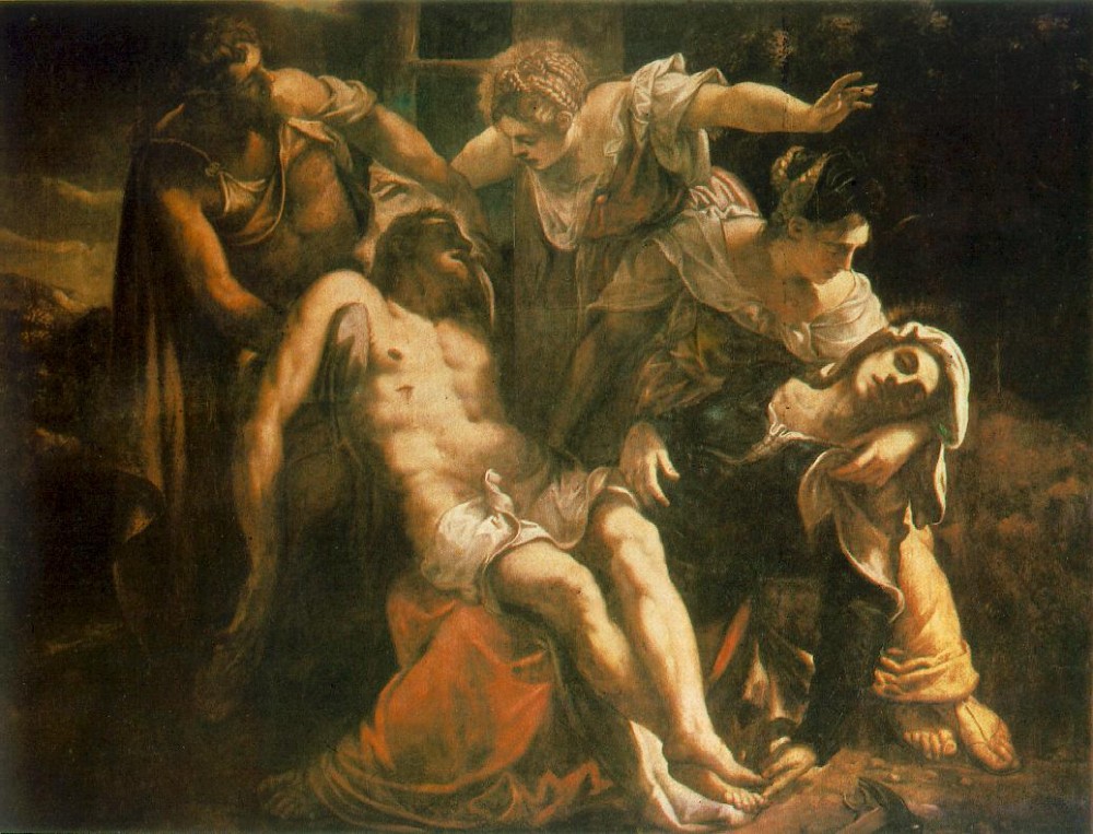 Descent from the Cross by Jacopo Comin (Tintoretto)