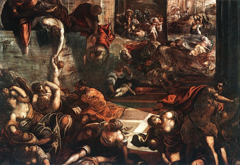 The Slaughter of the Innocents by Jacopo Comin (Tintoretto)