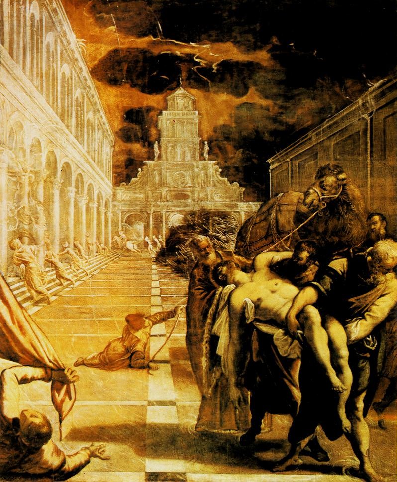 The Stealing of the Dead Body of St Mark by Jacopo Comin (Tintoretto)