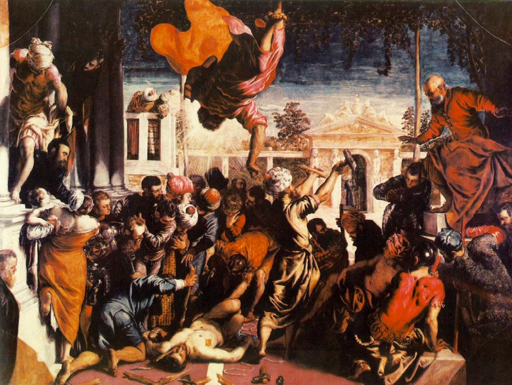 The Miracle of St Mark Freeing the Slave by Jacopo Comin (Tintoretto)