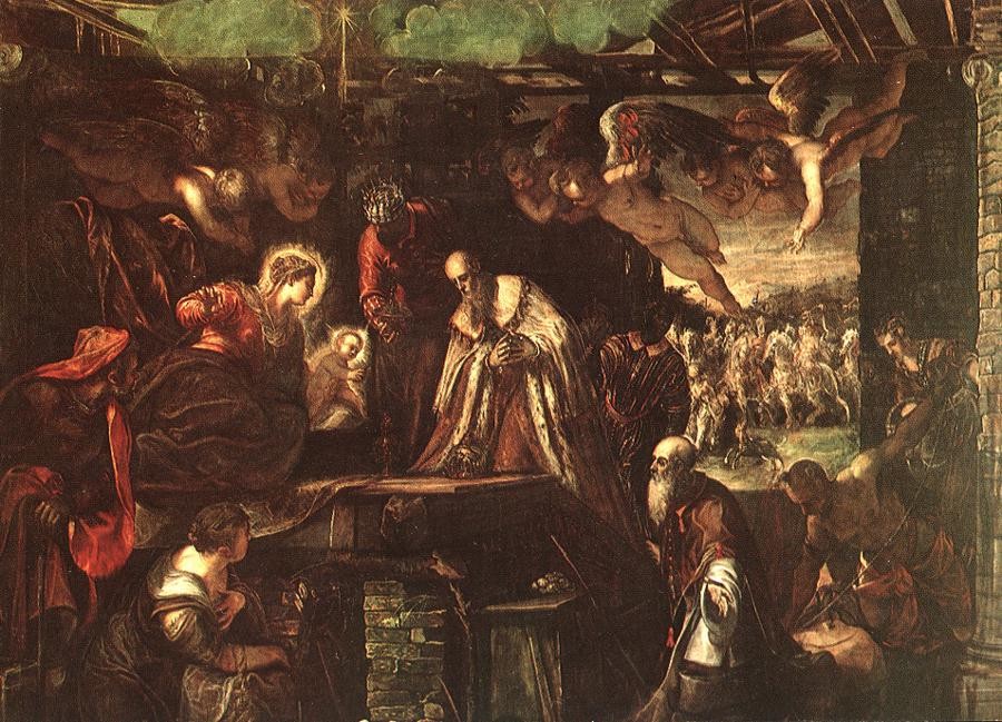 Adoration of the Magi by Jacopo Comin (Tintoretto)