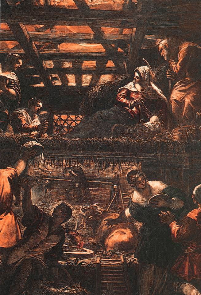 The Adoration of the Shepherds by Jacopo Comin (Tintoretto)