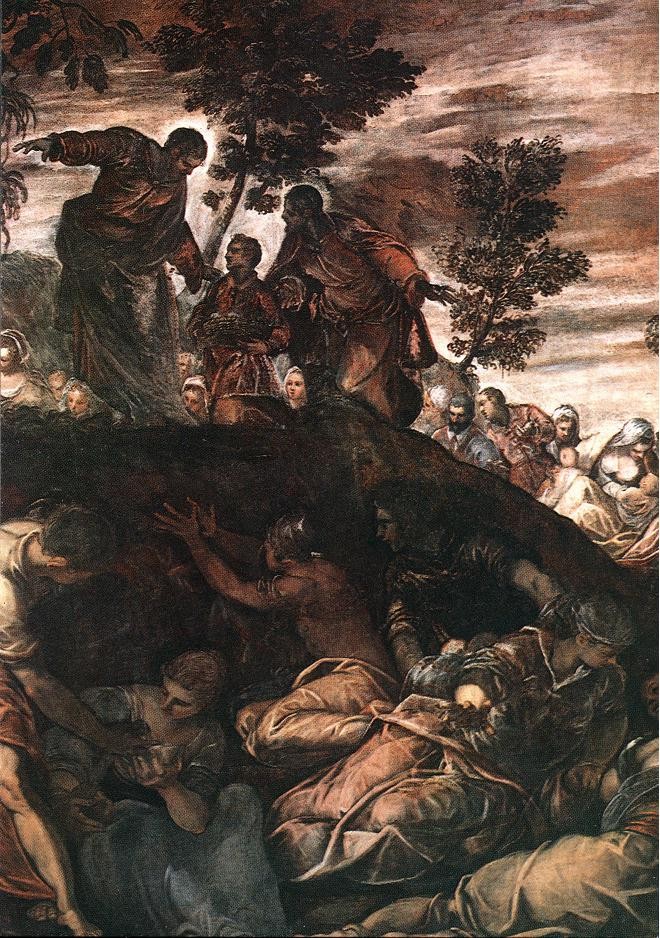 The Miracle of the Loaves and Fishes by Jacopo Comin (Tintoretto)